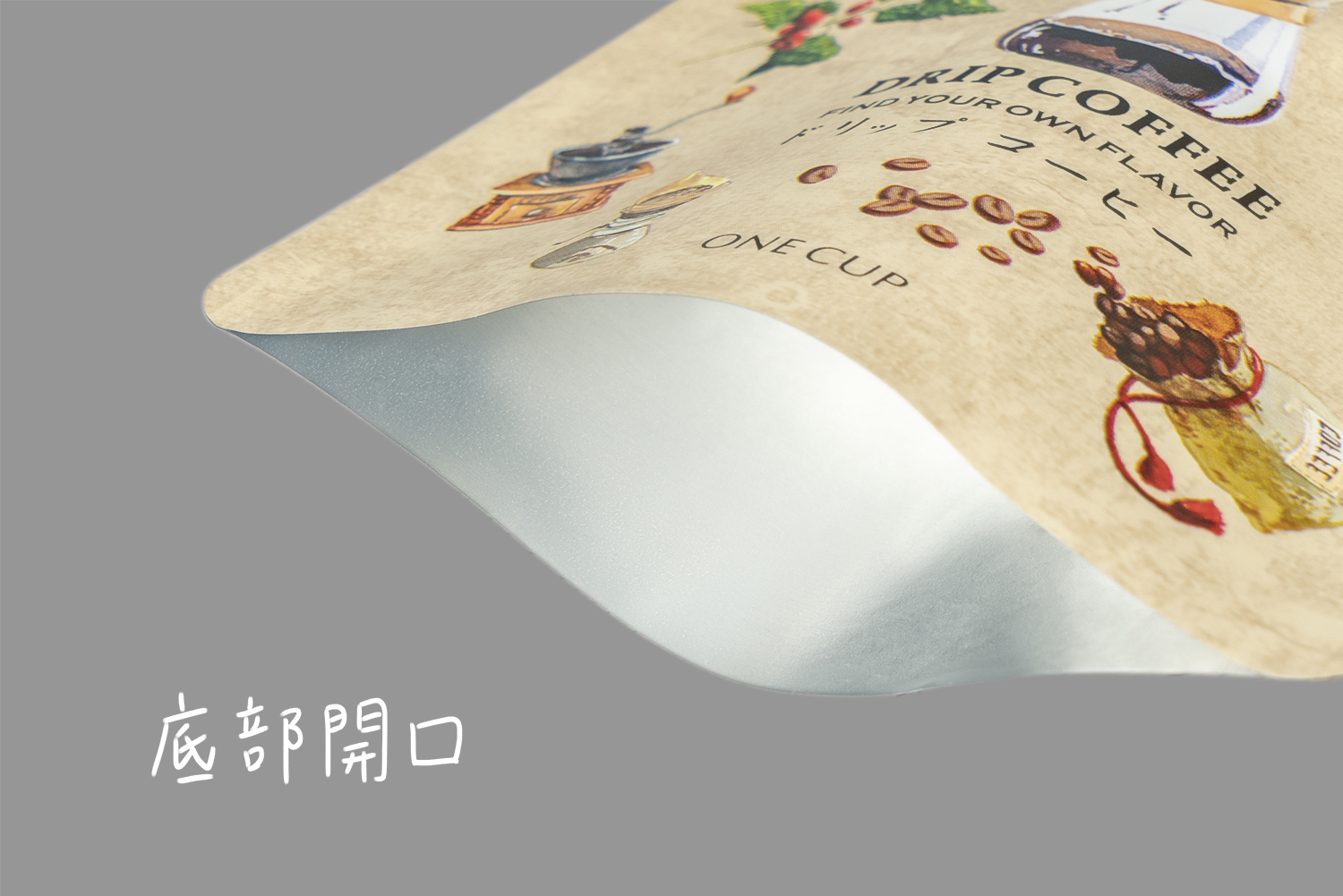 耳掛單袋 | 彩圖鋁箔 | 藝術家系列灰